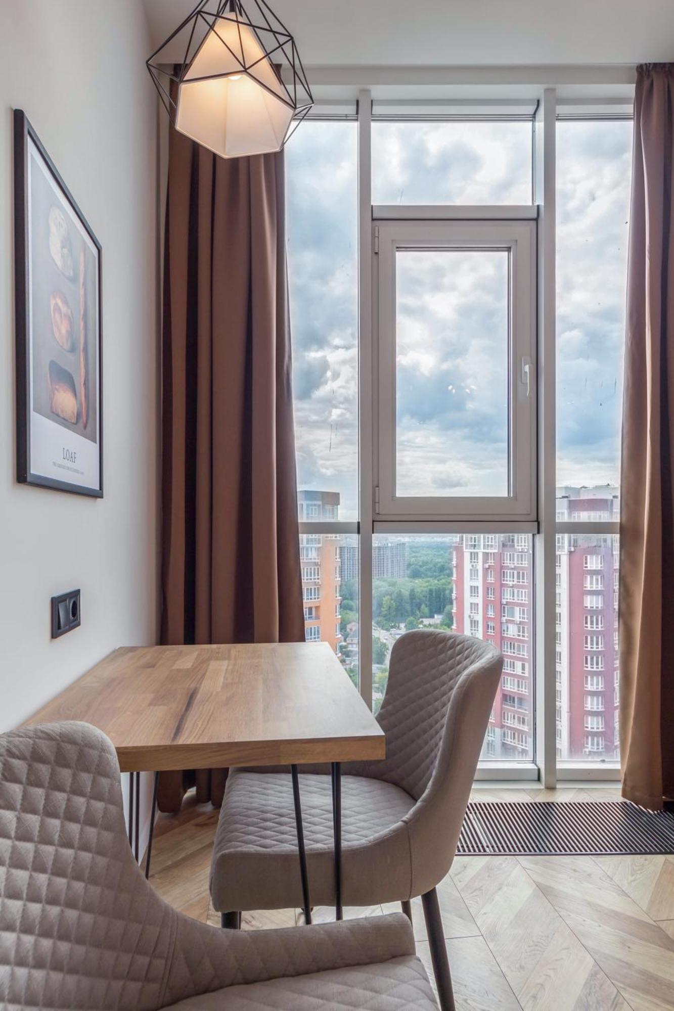 Design Apartments With Panoramic View 키예프 외부 사진