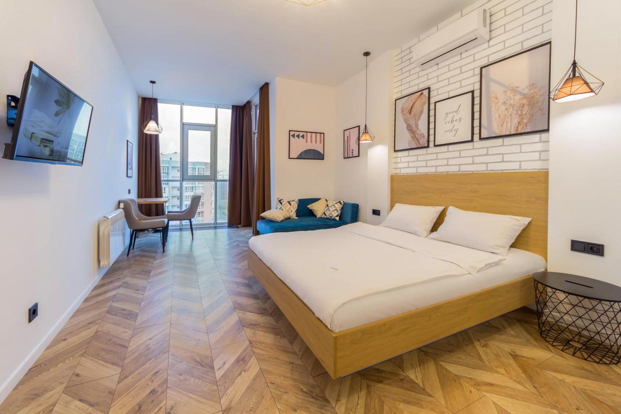 Design Apartments With Panoramic View 키예프 외부 사진