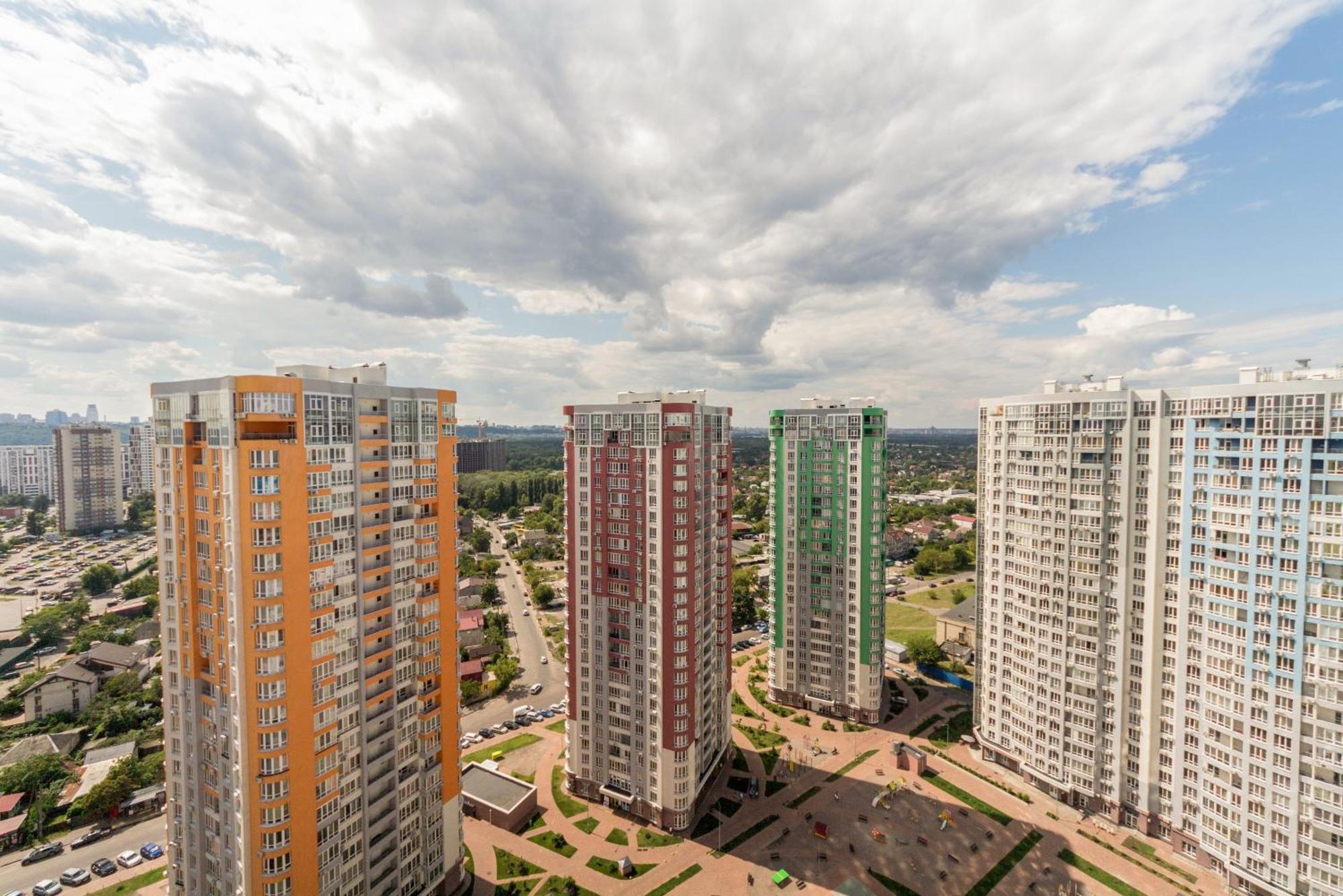 Design Apartments With Panoramic View 키예프 외부 사진